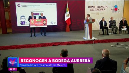 Reconocen a Bodega Aurrera por mantener precios de la canasta básica más bajos