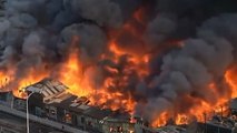 Raging fire engulfs ‘thousands’ of clothes stalls at Bangladesh market