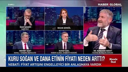 Nebati: Koyun eti çok ucuz ama koktuğu için yenmiyor