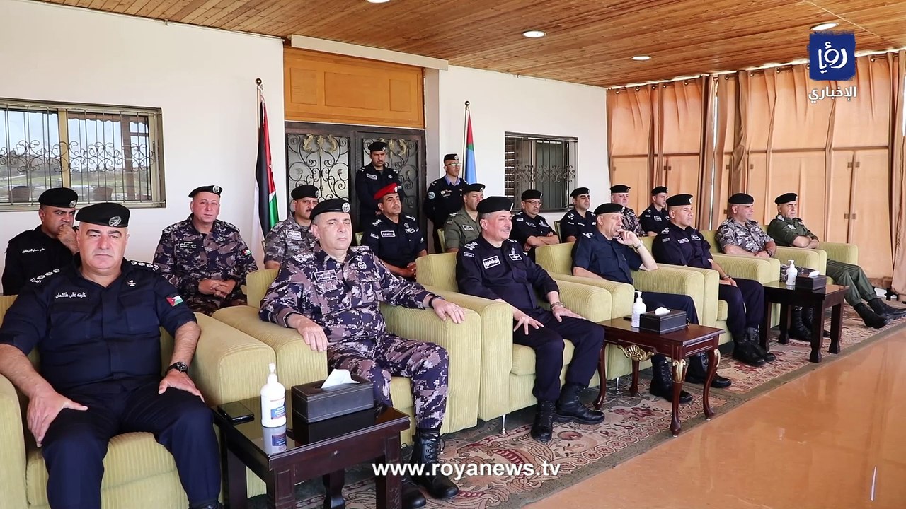 مدير الأمن العام يتابع تمرينا أمنيا "الفكر المستنير"