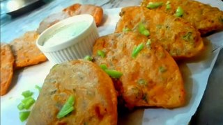 Unique teatime Snack | Naan Pakora Recipe | Easy Snack recipe