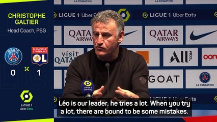 Galtier takes exception to Messi catcalls as PSG lose again