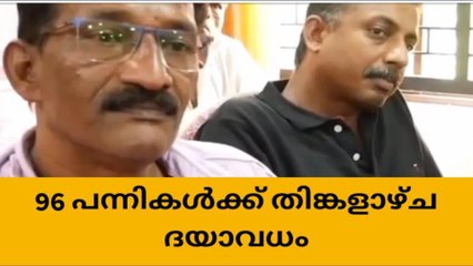 രോഗം; 96 പന്നികൾക്ക് തിങ്കളാഴ്ച ദയാവധം