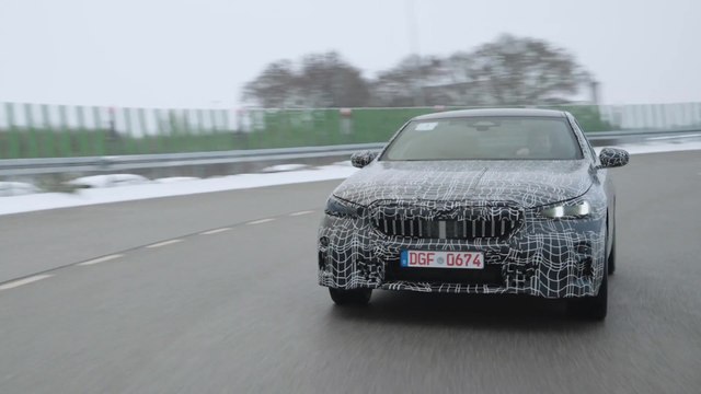 Testing the new BMW i5. Chapter 3 - Test drive near Dingolfing, Germany