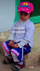 I am not sad this is my style