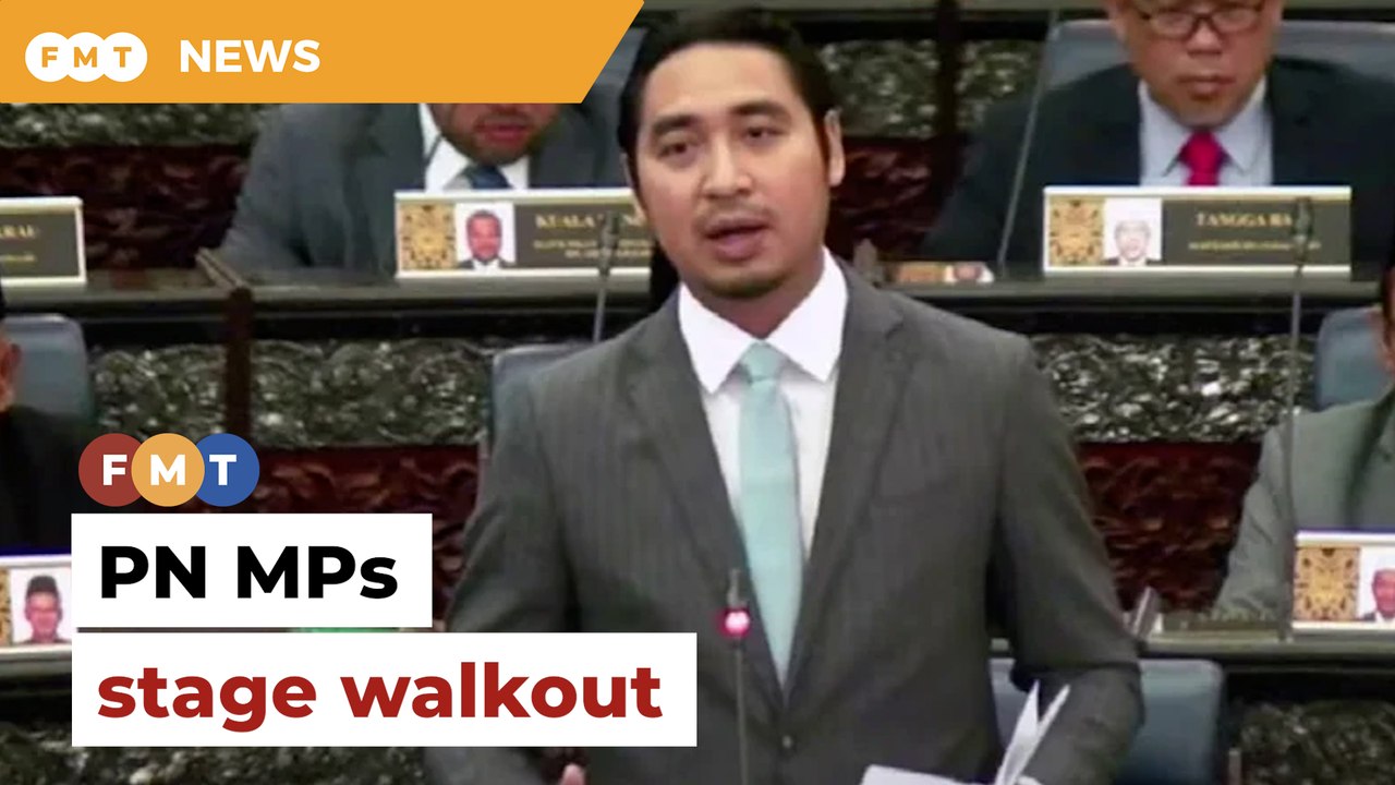 PN MPs stage walkout from Dewan Rakyat