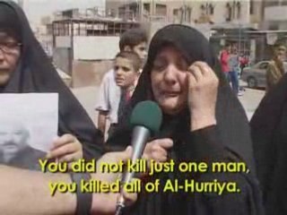 Baghdad: manif à Hurriya contre l'occupation terroriste US