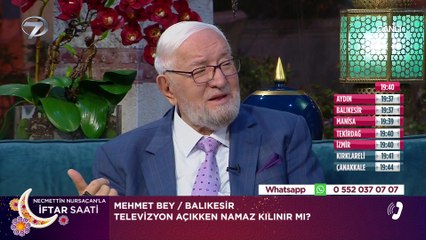 Necmettin Nursaçan'la İftar Saati - 31 Mart 2023