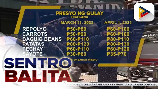 Halos lahat ng gulay mula sa Benguet, bumaba ang presyo; ilang magsasaka, problemado dahil bagsak-presyo ang kanilang produkto