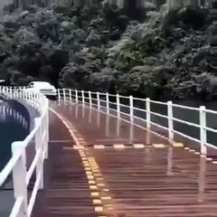 Floating Bridge you've Never Seen Before #shorts #viral #shortsvideo #video #innovationhub