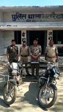 अपराध करने की नीयत से चोरी की बाइक से घूम रहा बदमाश दबोचा