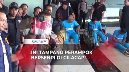 Begini Tampang Perampok Bersenpi di Cilacap yang Berhasil Dilumpuhkan Polisi