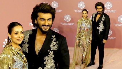 Malaika Arora And Arjun Kapoor Grab The Eyeballs At NMACC Event