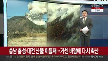 충남 홍성·대전 산불 이틀째…거센 바람에 다시 확산