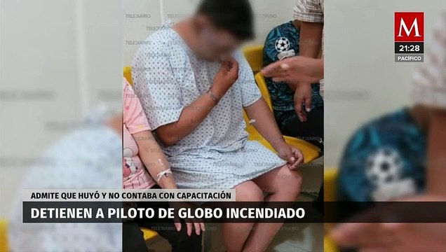 Detienen a presunto CULPABLE del accidente de globo aerostático que se INCENDIÓ en Teotihuacan