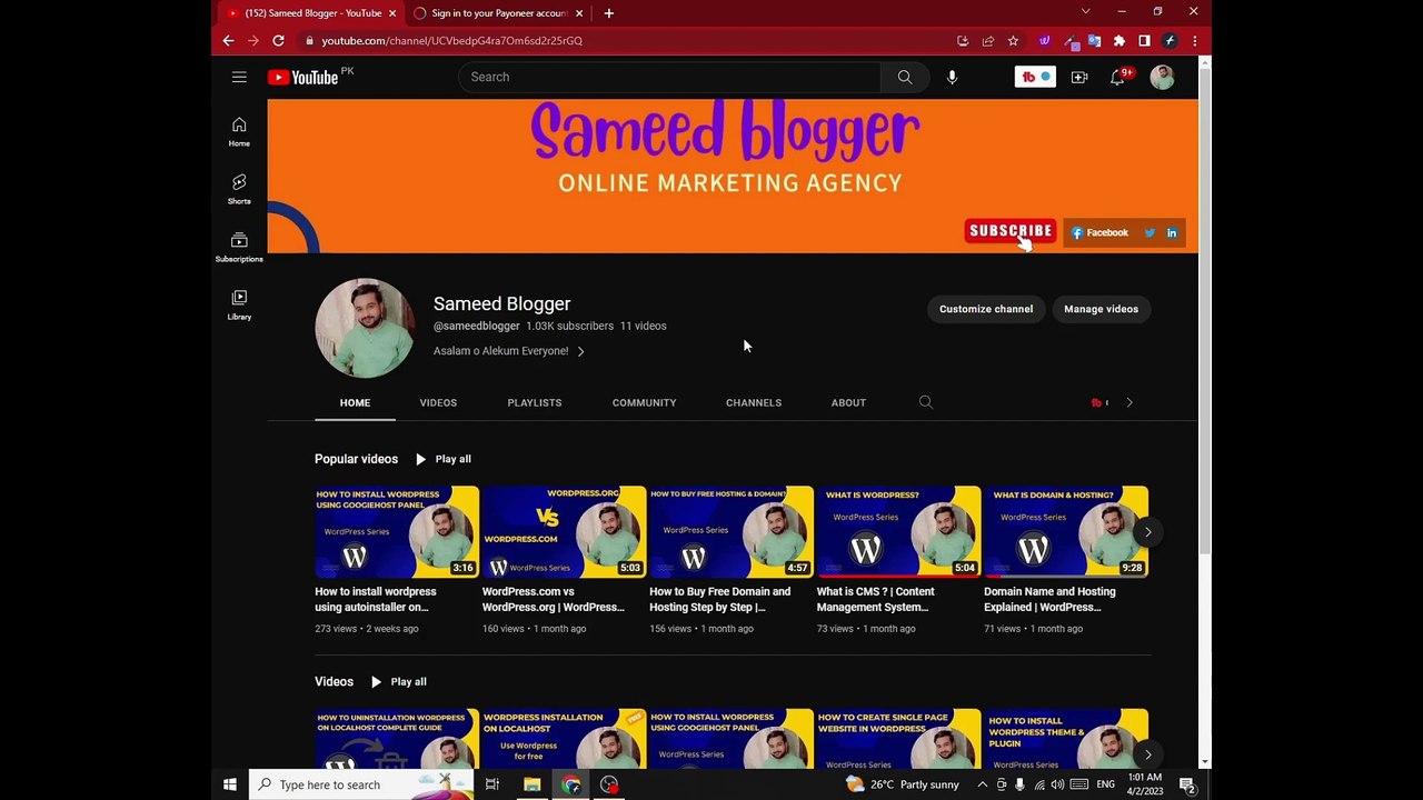 How to Reset Payoneer Password| Reset Payoneer Password in Urdu | Sameed Blogger [ 2023 update]