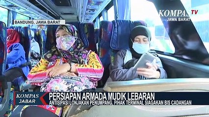 Ratusan Bis Mudik Siaga Di Terminal Cicaheum