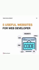 Download Video: Best 5 useful websites for web developers | Useful websites 2023 | Tech Sajid Hameed