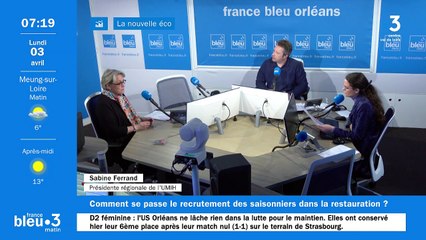 La nouvelle éco: la période des recrutements est ouverte dans l'hôtellerie-restauration en Centre-Val de Loire