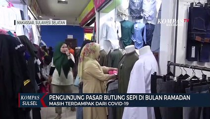 Pengunjung Pasar Butung Sepi Di Bulan Ramadhan