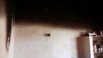 घर में रखे फ्रिज में लगी आग