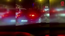 Asker konvoyu trafiği durma noktasına getirdi