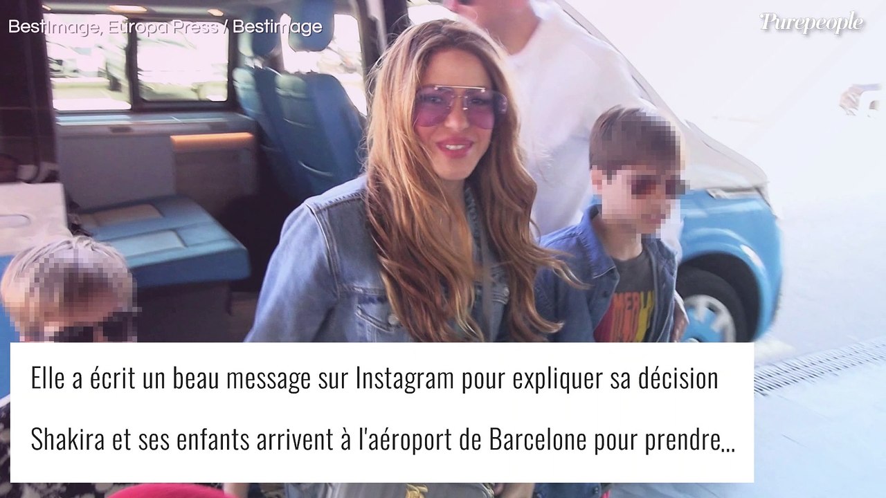 "Ceux qui ont été là pour..." : Shakira fait ses adieux à Barcelone, elle s'envole très loin de Gerard Piqué avec leurs fils !