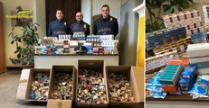 Lucca, sequestrate migliaia di confezioni di sigarette ed accessori di contrabbando (03.04.23)