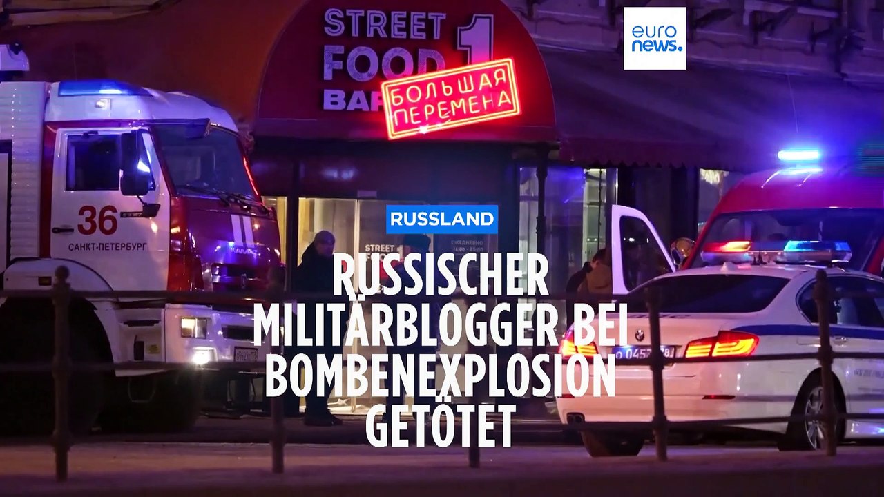 Festnahme nach Bombenanschlag auf einen russischen Militärblogger