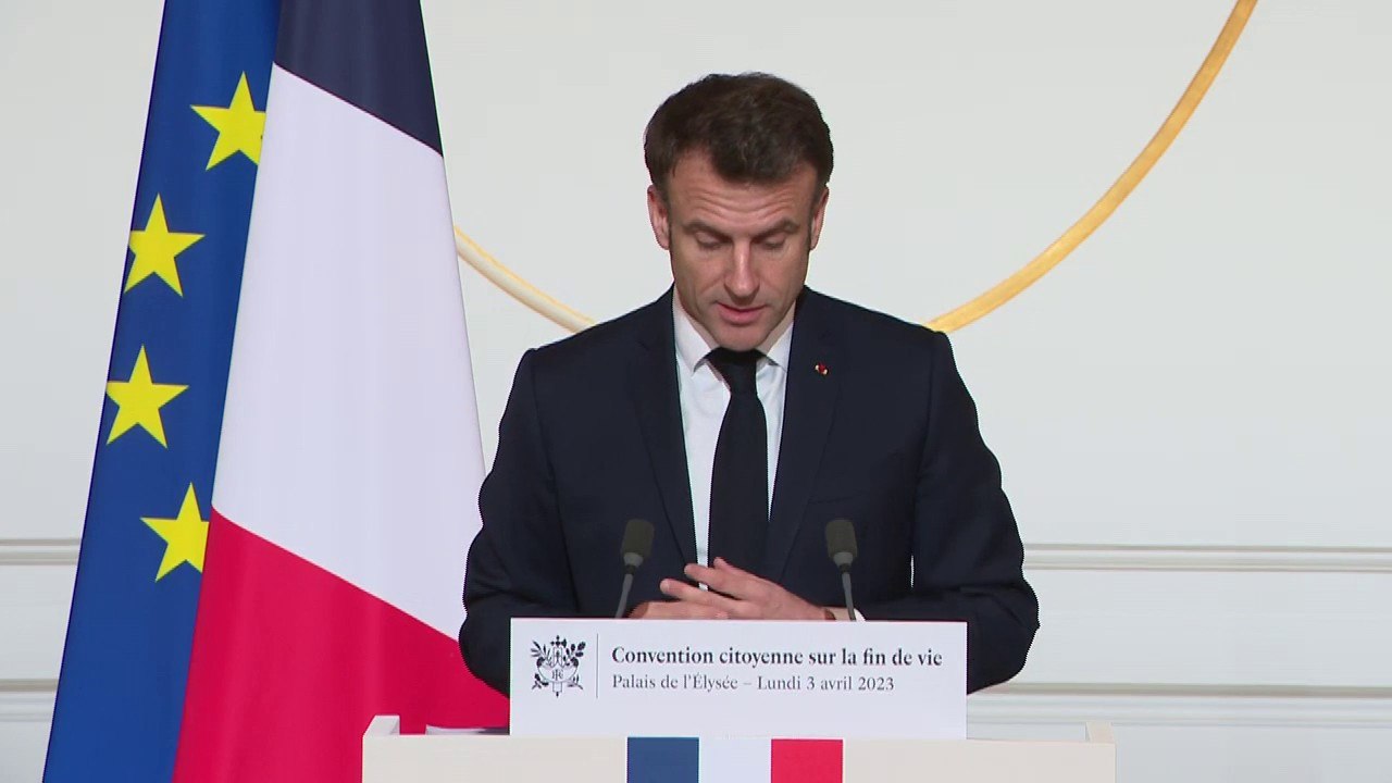 Emmanuel Macron: "Notre système d'accompagnement de la fin de vie reste mal adapté aux exigences contemporaines"