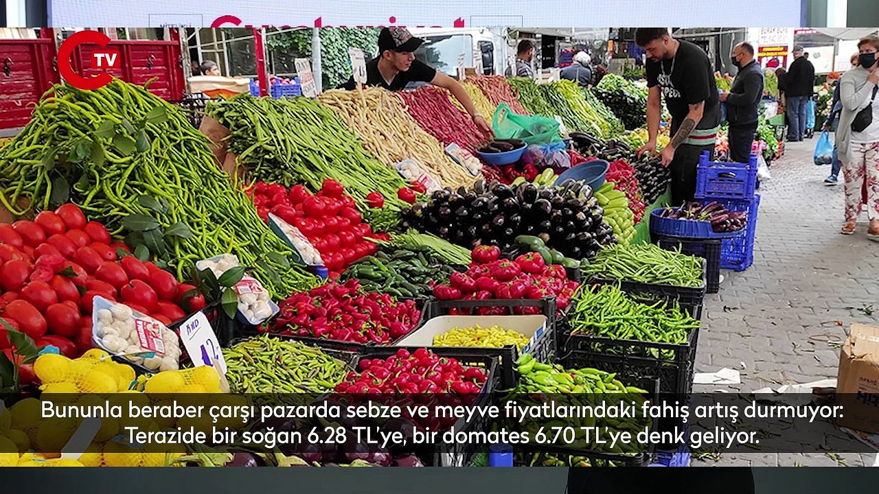 Pazarda sebze ve meyve fiyatlarındaki fahiş artış durmuyor!