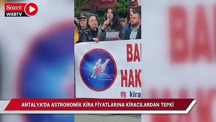 Astronomik kira fiyatları için protesto