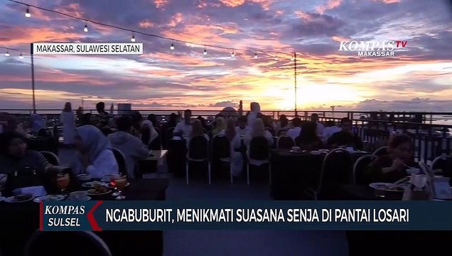 Ngabuburit, Menikmati Suasana Senja di Pantai Losari