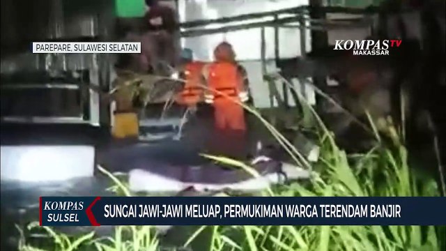 Sungai Jawi - Jawi Meluap, Permukiman Warga Terendam Banjir