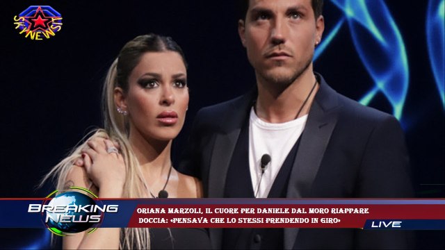 Oriana Marzoli, il cuore per Daniele Dal Moro riappare doccia: «Pensava che lo stessi prendendo in