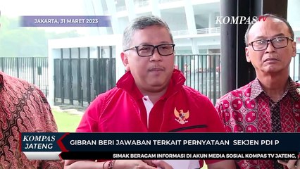 Gibran Beri Jawaban Terkait Pernyataan Sekjen PDIP
