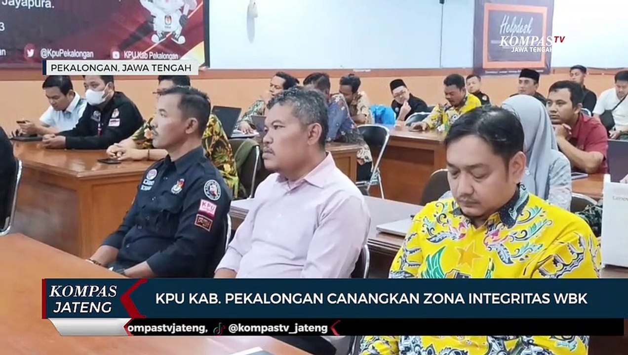 KPU Kabupaten Pekalongan Canangkan Zona Integritas WBK