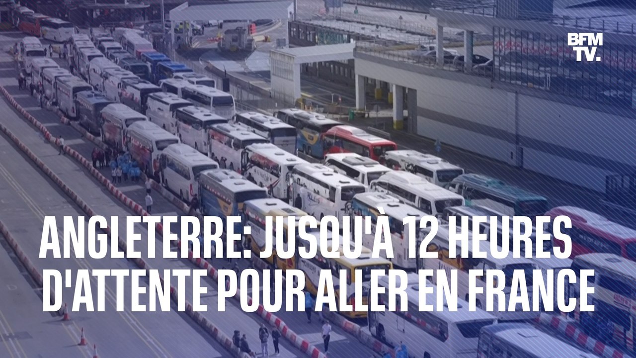 Les images des embouteillages monstres au port de Douvres pour les Britanniques souhaitant venir en France