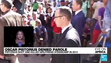 S.Africa's Pistorius denied parole decade after killing girlfriend