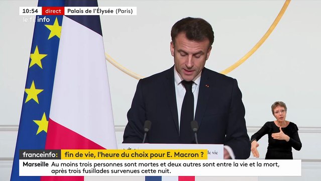 Le président Emmanuel Macron a annoncé lundi qu’il allait étendre le recours aux Conventions citoyennes après les expériences sur la fin de vie et le climat - Regardez
