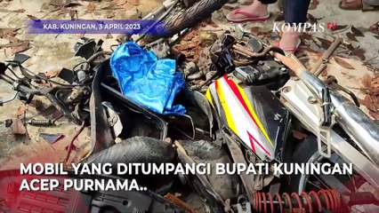 Kronologi Kecelakaan Mobil Bupati Kuningan Tewaskan Tiga Orang
