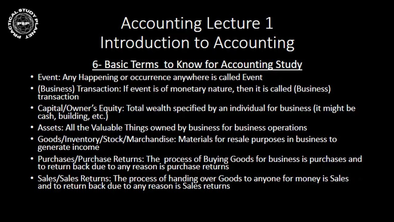 Accounting Lecture-01