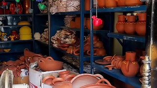 variety of local handmade Clay pottery and home décor sold in Odisha   Home Pottery Studio Set Up