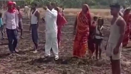 पूर्वी चंपारण: बिजली के तार टूटकर गिरा, 10 कट्ठा में लगा गेहूं फसल जलकर खाक