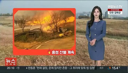 [날씨] 서울 '25.9도' 올 최고 기온…산불 비상