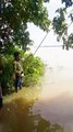 Best Hook fishing   Village  Boy Catching Fish With a Hook in a Village