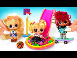 Terrain de jeu en pâte à modeler pour vos poupées