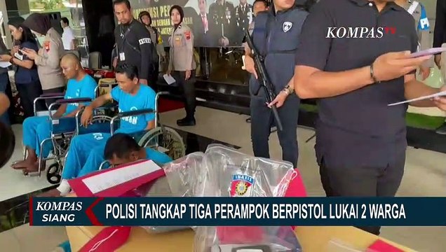 Tim Gabungan Polres Cilacap & Jatanras Polda Jateng Ringkus 3 Perampok Berpistol di Cilacap!