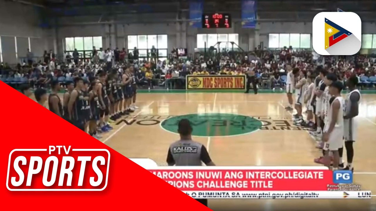 UP Fighting Maroons inuwi ang Inter Collegiate Champions Challenge title