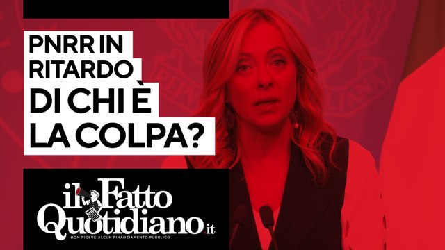 Pnrr in ritardo, di chi è la colpa? Segui la diretta con Peter Gomez